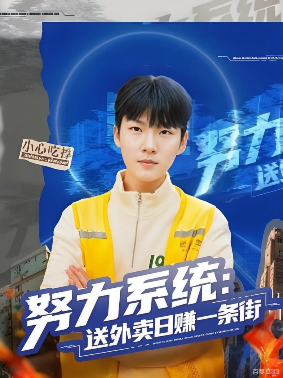 努力系统：送外卖日赚一条街